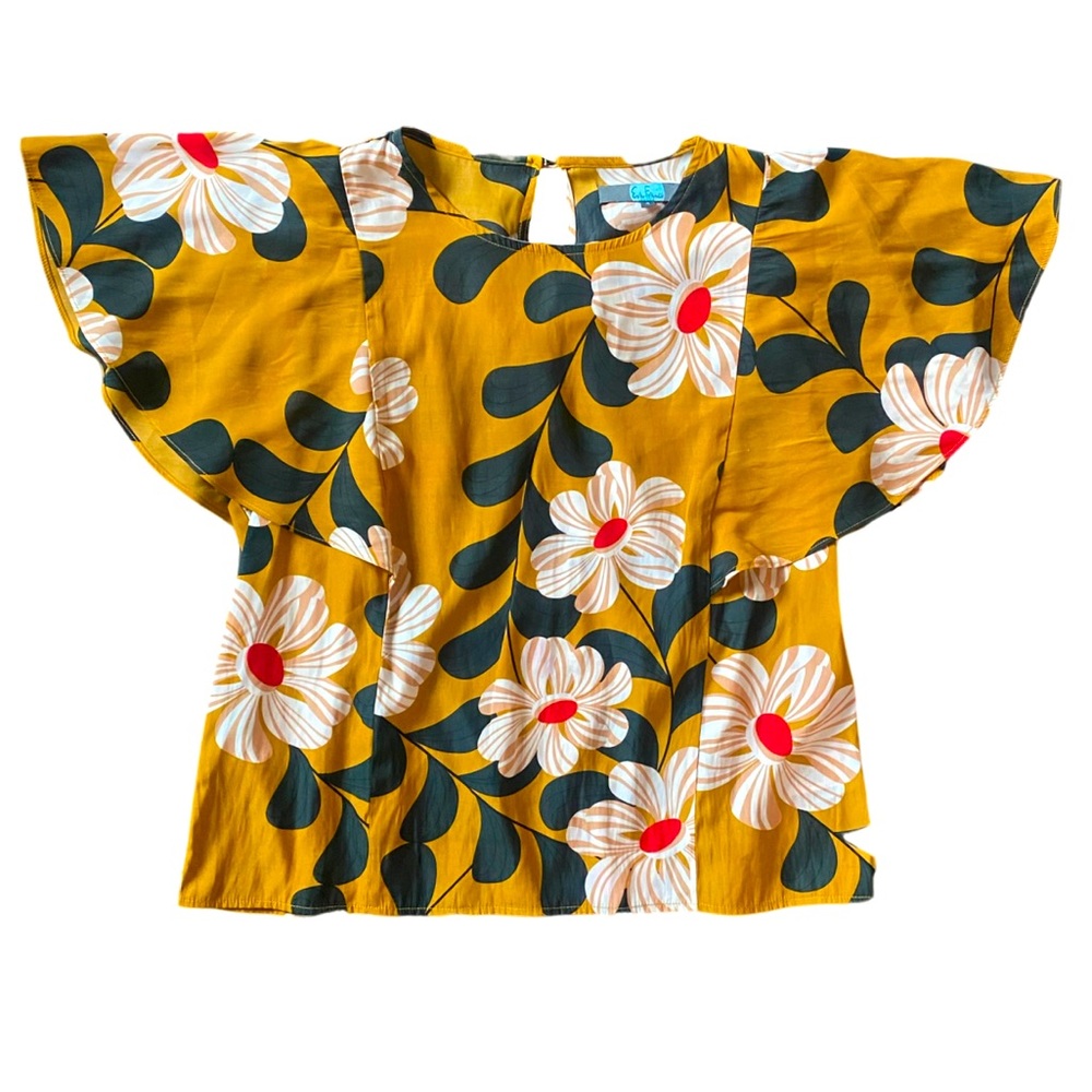 Eva Franco floral blouse